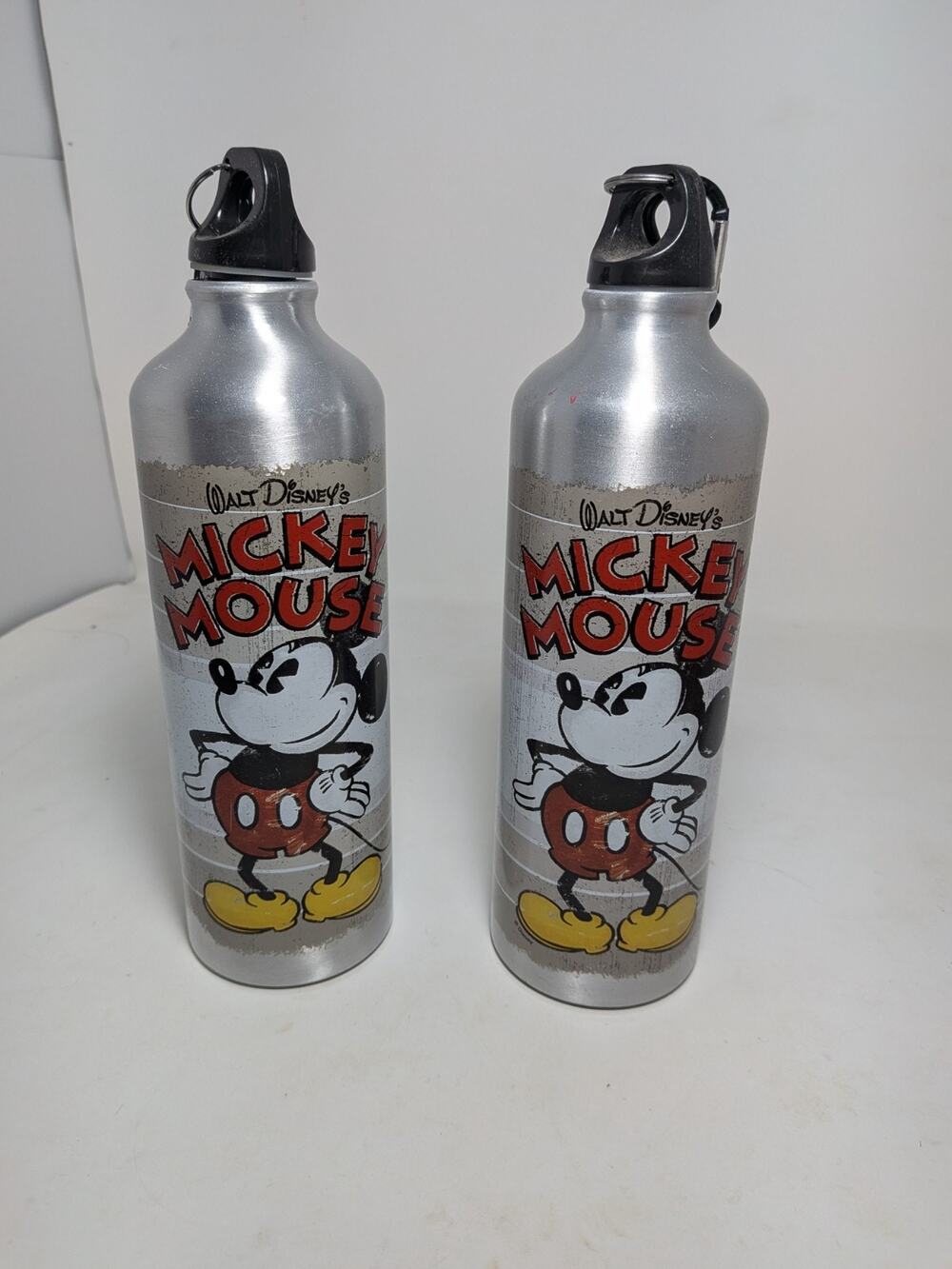 Walt Disney's Mickey Mouse Aluminum Water Bottles - 24 oz (Set of 2)
